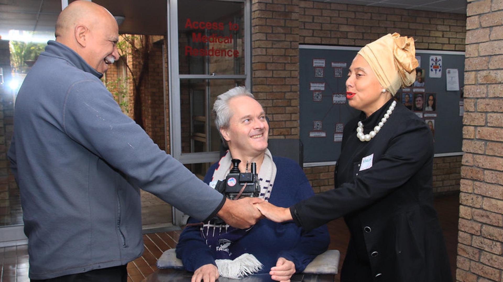 Audience greetings at the Disability Studies Affinity launch 