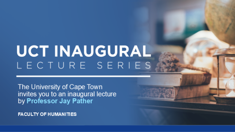 Professor Jay Pather - Inaugural Lecture - 23 October