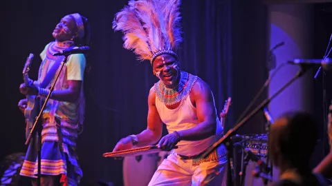 Prof Dizu Plaatjies, who will be retiring in December, held a benefit concert on 3 October